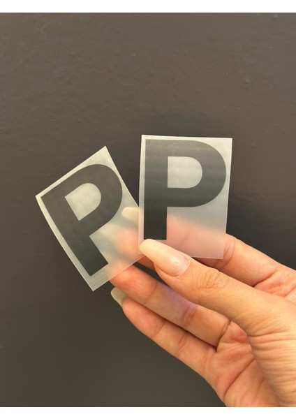 2 Li Ütü Ie Yapışan P Harfi Arma Transfer Baskı 5x5 cm modelleri