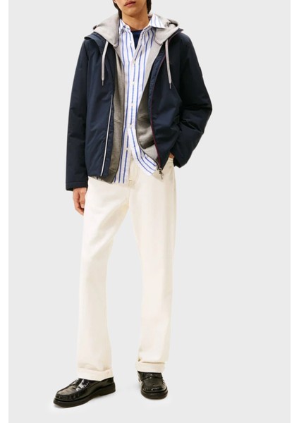 Regular Fit Logolu Kapüşonlu Mont Erkek Mont MW0MW41082 Dw5 fiyatları