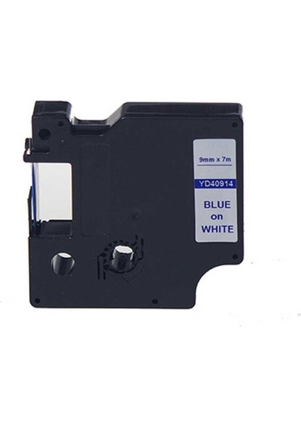 40914 Muadil Beyaz-Mavi D1 Yedek Şerit 9mm x 7m