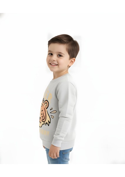 Erkek Çocuk Baskılı Sweatshirt modelleri