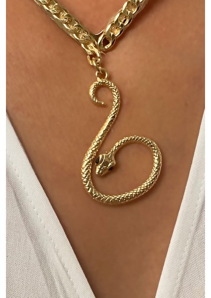 Yılan Uçlu Özel Tasarım Kolye fiyatları