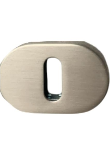 RO16 Kapı Kolu Rozeti Oda Nikel Saten Mat 58X37X11 mm