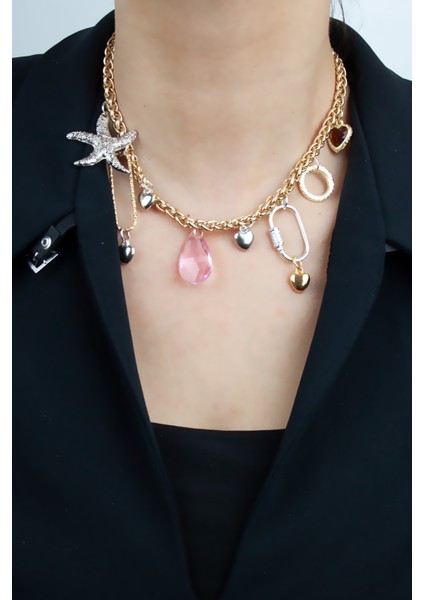 Gold Zincir Charm Kolye indirimleri