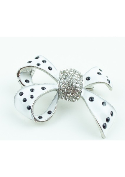 Mine Kaplı Zirkon Taşlı Kurdela Broş modelleri