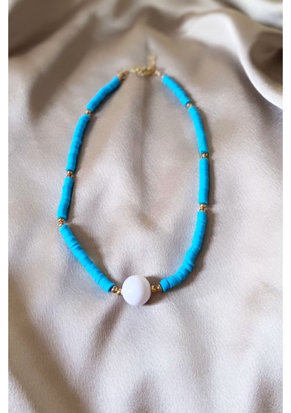 Beyaz Uçlu Fimo Kolye fiyatları