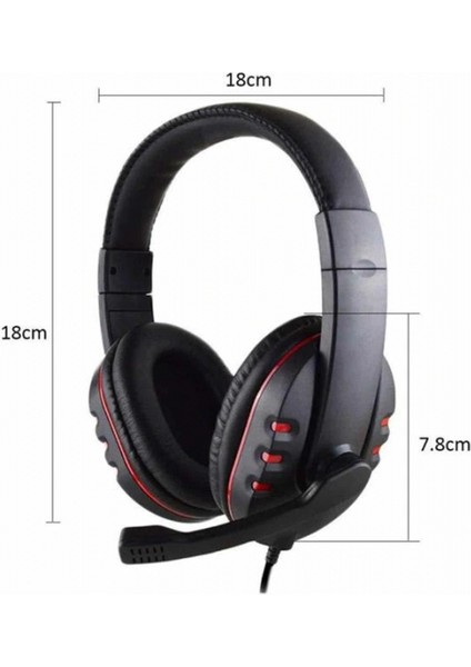Oyuncu Kulaklığı Kulak Üstü Kablolu Gaming Kulaklık Mikrofonlu Anc Özelliği fırsatları