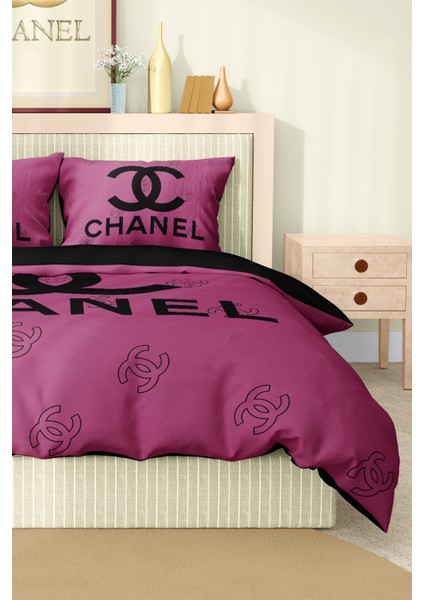 Nevresim Takımı Çift Kişilik Pamuklu Saten Kumaş 6 Parça 3D Dijital Baskı Duvet Cover Set Model No: fiyatları