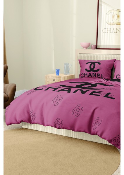 Nevresim Takımı Çift Kişilik Pamuklu Saten Kumaş 6 Parça 3D Dijital Baskı Duvet Cover Set Model No: modelleri