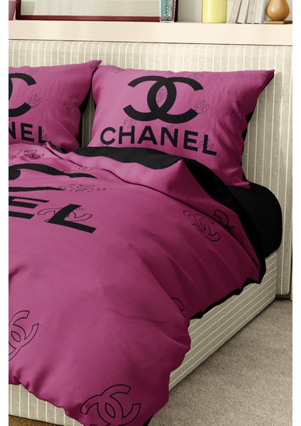 Nevresim Takımı Çift Kişilik Pamuklu Saten Kumaş 6 Parça 3D Dijital Baskı Duvet Cover Set Model No: fırsatları