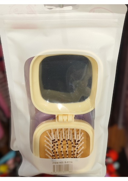 Capybara Figürlü Çocuk Aynalı Tarak Fırça AD499902 fiyatları