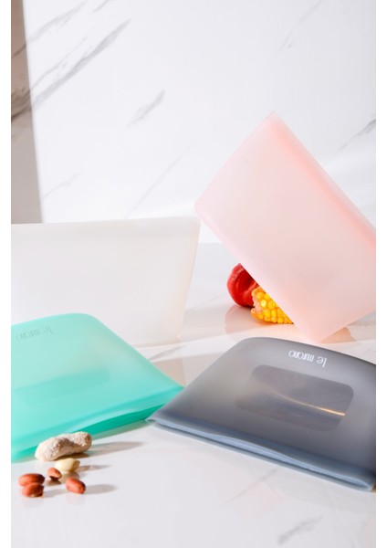 Mood Hava Sızdırmaz Kilitli Silikon Saklama Torbası 680 ml | Şeffaf fiyatları