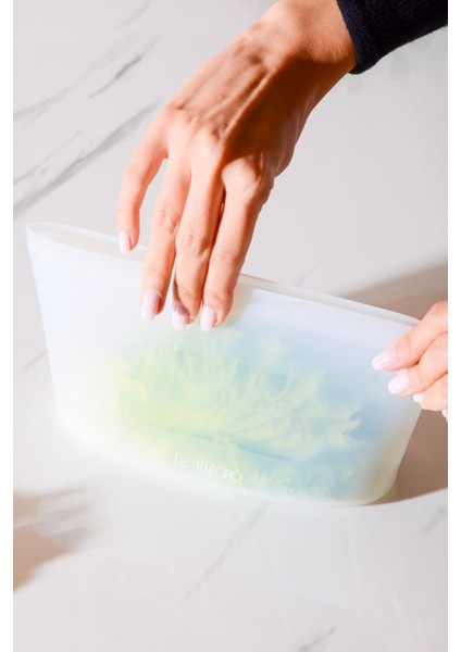 Mood Hava Sızdırmaz Kilitli Silikon Saklama Torbası 680 ml | Şeffaf fırsatları