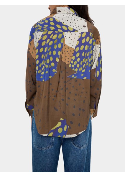 Uzun Kollu Desenli Gömlek fırsatları