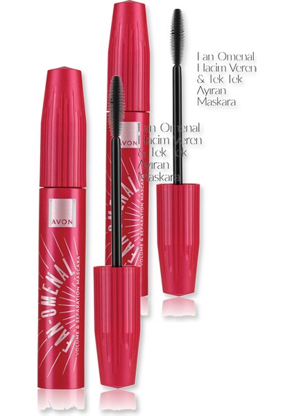 Fan Omenal Volume Maskara - Brown Black Ikili Set