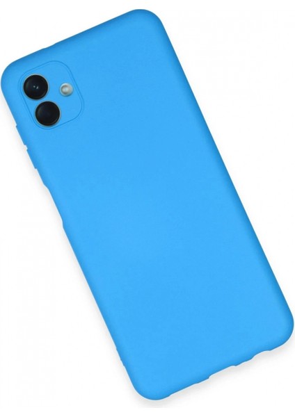 Samsung Galaxy A04E Kılıf Nano Içi Kadife Silikon - Mavi (K95) modelleri