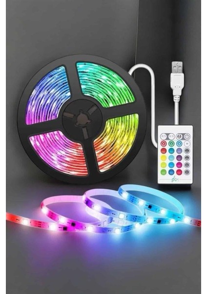 5m Rgb Işıklı Her Ortama Uygun LED Işık - F366K343-U89366