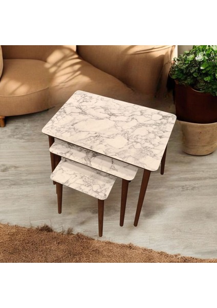 3'lü Mdf Ahşap Zigon Sehpa indirimleri