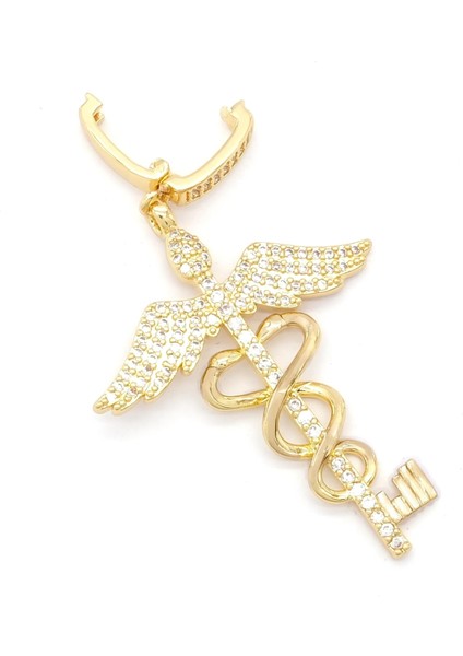 Ajda Charm Çelik Altın Kaplama Kadın Taşlı Melek MODEL-CHR-127 fiyatları