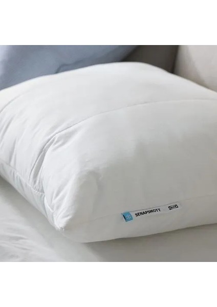 Senapsmott Yoğun Dolgulu Yastık Beyaz 50 x 60 cm Soğuk Tutan Ürün Yan/sırt Üstü Uyuyanlar Için fiyatları