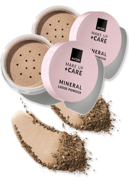 Make Up + Care Mineral Toz Pudra Fondöten - Light Ikili Set