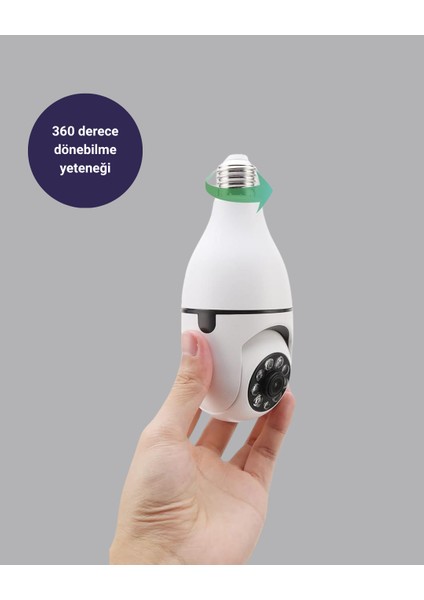 Mtxdpn Akıllı Duy Kamera 360 Derece Dönebilir ve Ptz Teknolojili modelleri