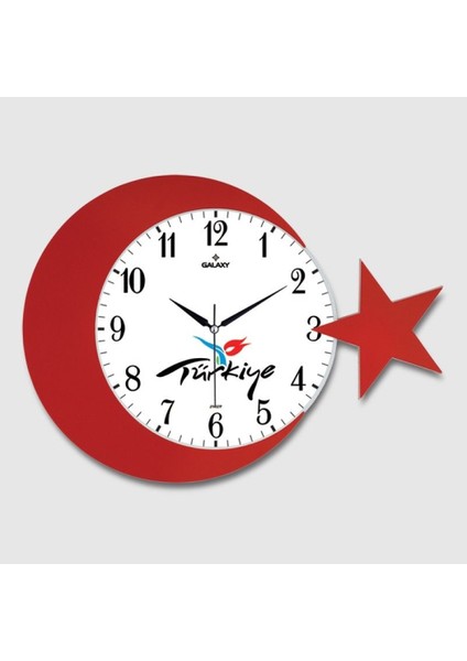 Ay Yildiz Duvar Saati 134-4