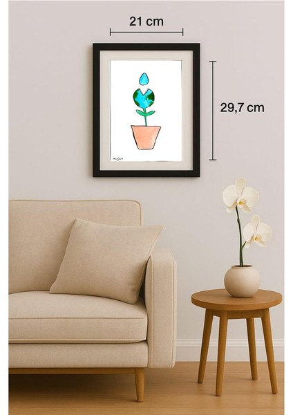 Marjan Rezaie 29X21CM Orijinal Karikatür Tablo fiyatları