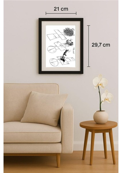 Leonte Nastaje 29X21CM Orijinal Karikatür Tablo fiyatları