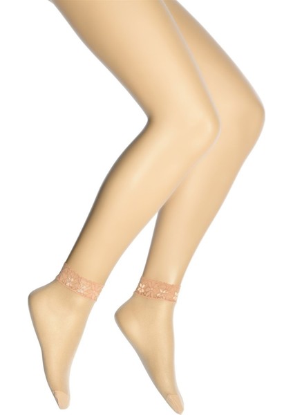 Dantelli Fit 15 Soket Kadın Çorap