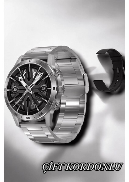 Suya Dayanıklı Dokunmatik Akıllı Saat Bluetooth 5.0, Sesli Asistan ve Sağlık Takibi fırsatları