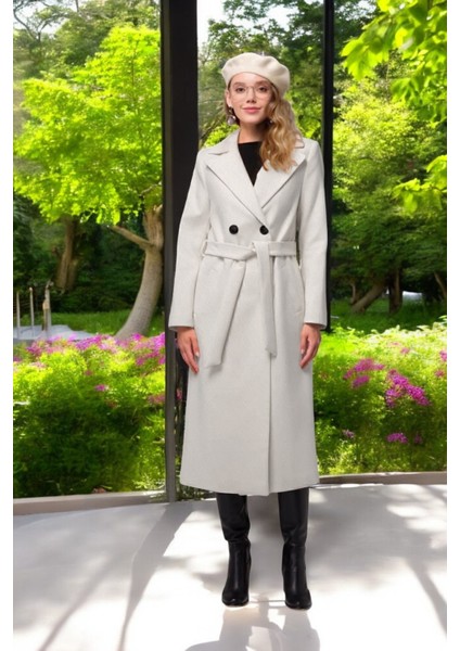 Kışlık Düğme Detaylı Kaşmir Kaşe Kaban indirimleri