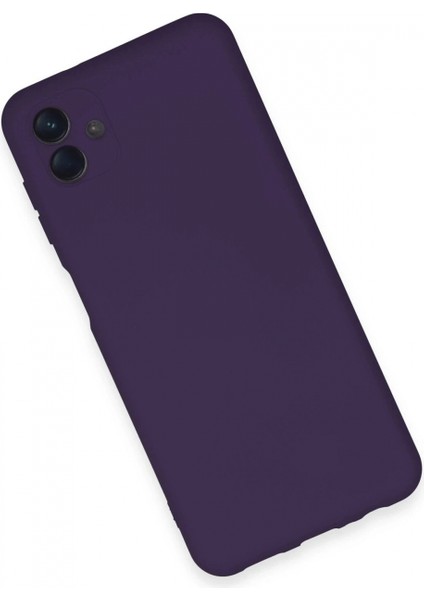 Samsung Galaxy A04E Kılıf Nano Içi Kadife Silikon - Mor (K95) modelleri
