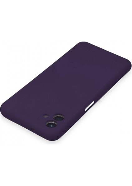 Samsung Galaxy A04E Kılıf Nano Içi Kadife Silikon - Mor (K95) fırsatları