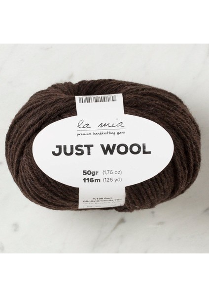 La Mia Just Wool Koyu Kahve El Örgü Ipi - LT006 - 33838
