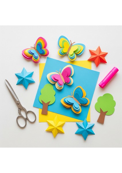 Premium Fon Kartonu 150 gr 50X70 100'LÜ Paket 10 Renk Karışık fiyatları