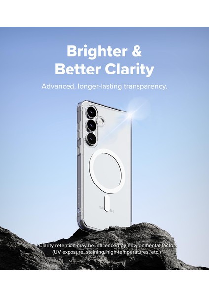 Samsung Galaxy S25 Uyumlu Sararmaz Magsafe Özellikli Kamera Koruma Çıkıntılı Şeffaf Kılıf fiyatları