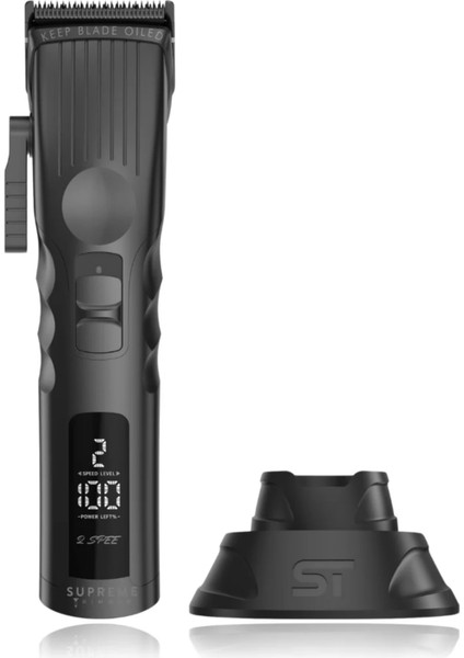 Siyah 2spee Clipper | LCD Göstergeli | Ultra Sessiz | Ergonomik