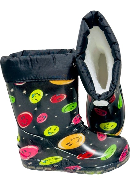 Içi Termal Tüylü Dışı Lastik Uzun Çizme Su Geçirmez Dayanıklı Kaymaz Taban (24-37 Numara) fiyatları