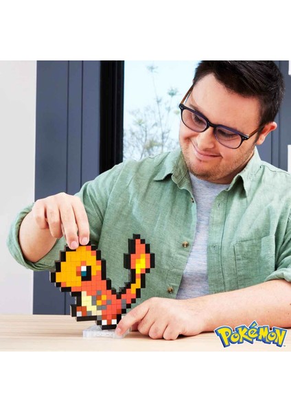 Mega Pokemon Charmander Pixel Sanatı Yapım Seti 349 Parça HTH76 fiyatları