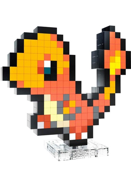 Mega Pokemon Charmander Pixel Sanatı Yapım Seti 349 Parça HTH76 modelleri