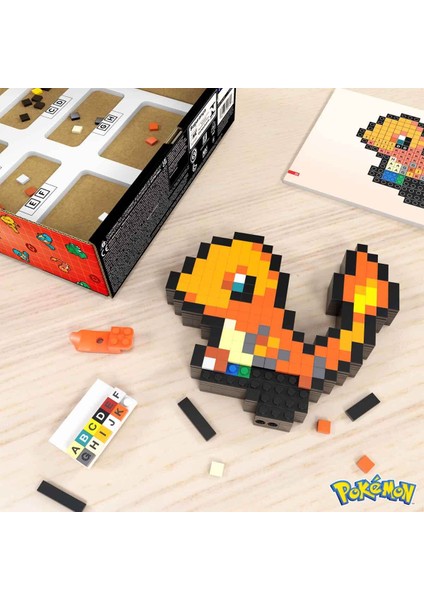 Mega Pokemon Charmander Pixel Sanatı Yapım Seti 349 Parça HTH76 fırsatları