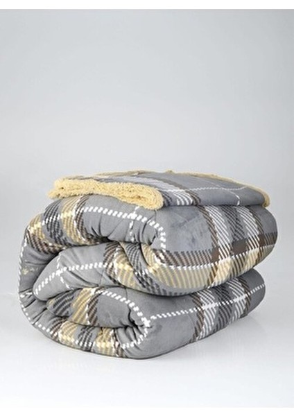 Comforter Çift Kişilik Yorgan Seti Antonin Gri-Sarı modelleri