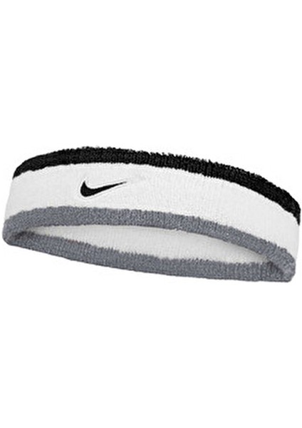 Swoosh Classic Headband White/cool Grey/black