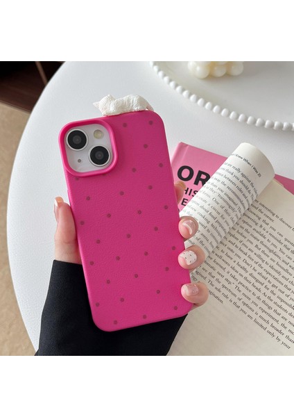 iPhone 16 Uyumlu Hayvan Figürlü Benekli Voor Silikon Kılıf