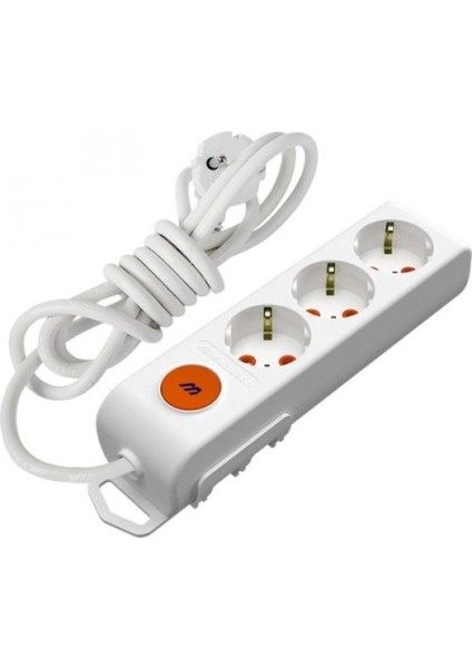 3lü Anahtarlı 5mt.uzatma Kablo Grup Priz (K95)