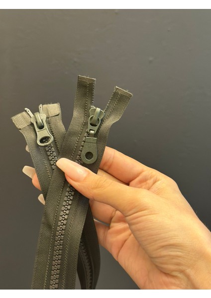 56X3 cm Asker Yeşil Dişli Fermuar