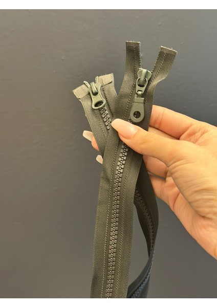 56X3 cm Asker Yeşil Dişli Fermuar modelleri