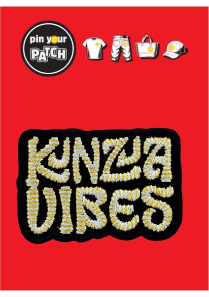 Ütü ile Yapışan Yama 7080 Yazı Kinza Vibes