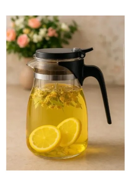 900 ml Süzgeçli Cam Sürahi