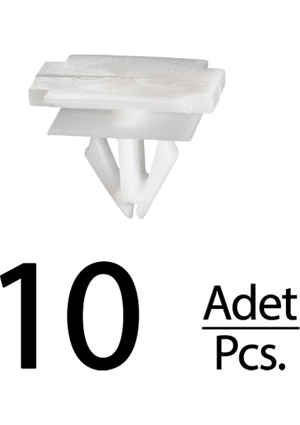 Opel Mokka Crossland Cadillac Chevrolet Buick Gmc Için Çamurluk Klips - 10 Adet